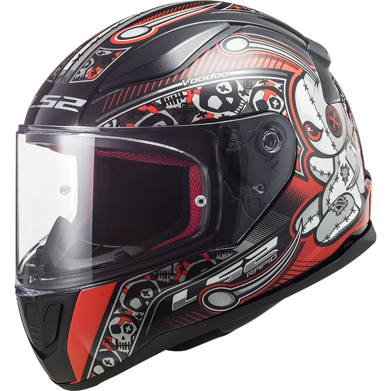 LS2 FF353J Rapid Mini - Voodoo Red BAMBINO/A