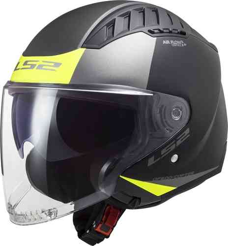 LS2 OF600 Copter - NERO, GIALLO