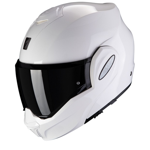 (M) Scorpion EXO-Tech Evo Flip-up Helmet Gloss White