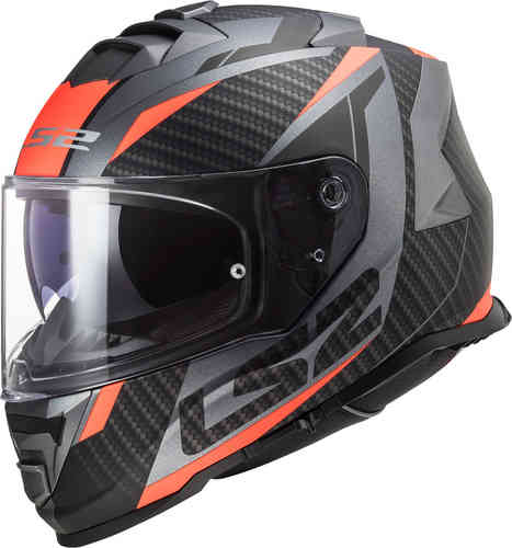LS2 FF800 Storm II - Racer Orange