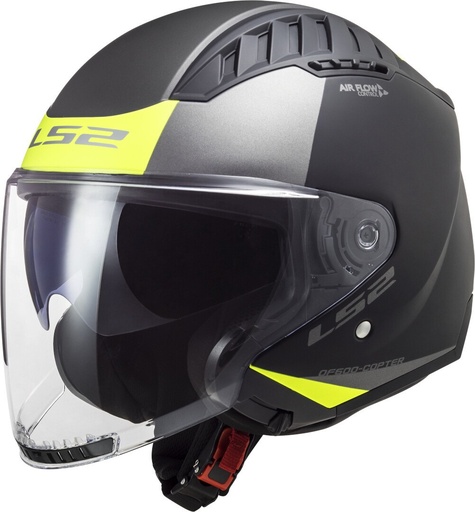LS2 OF600 Copter II - NERO, GIALLO